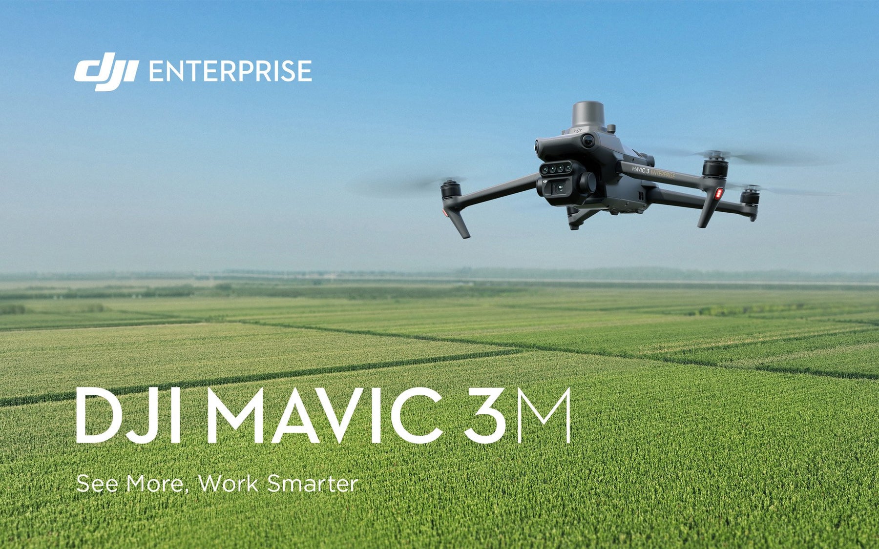 See More. Work Smarter. – hivatalos DJI kampánykép